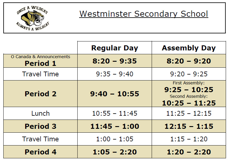 Schedule Image